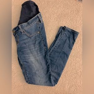 Maternity full panel ON rockstar super skinny jeans